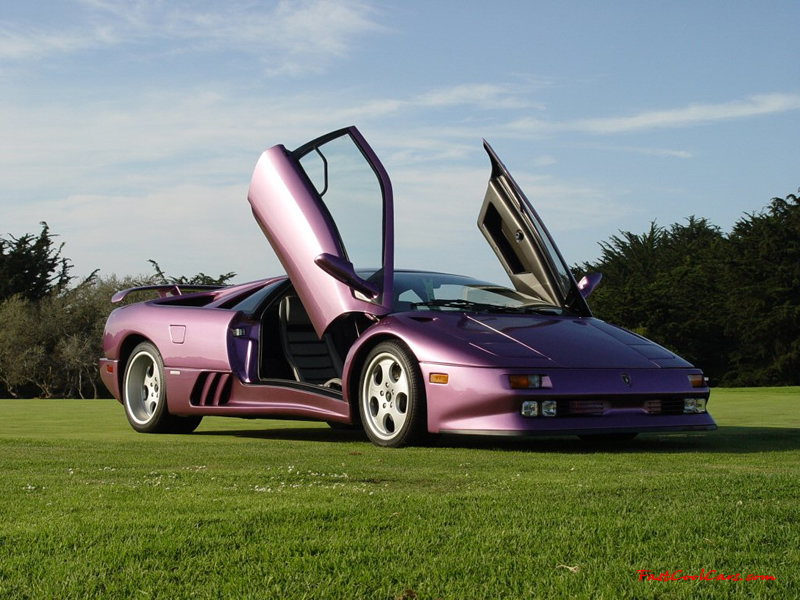 Exotic cars on fast cool cars - High performance at its best, money and horsepower. Purple Lamborghini