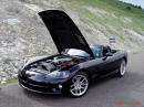 Exotic cars on fast cool cars - High performance at its best, money and horsepower. Dodge Viper, engine compartment, with hood opened.