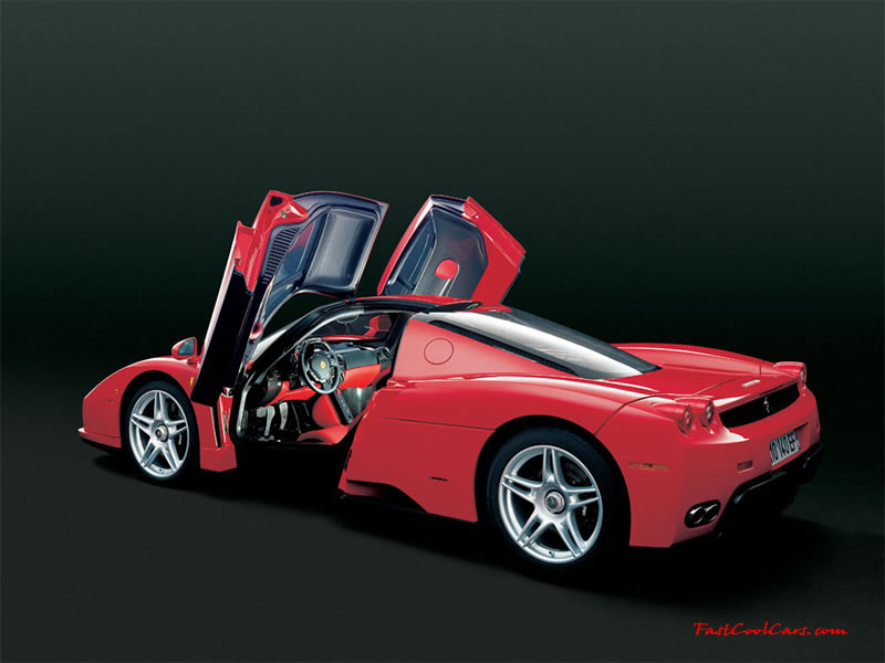 Ferrari Enzo on fast cool cars free wallpaper section
