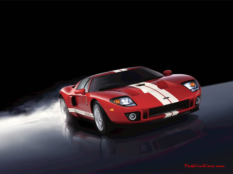 Ford GT on fast cool cars free wallpaper section