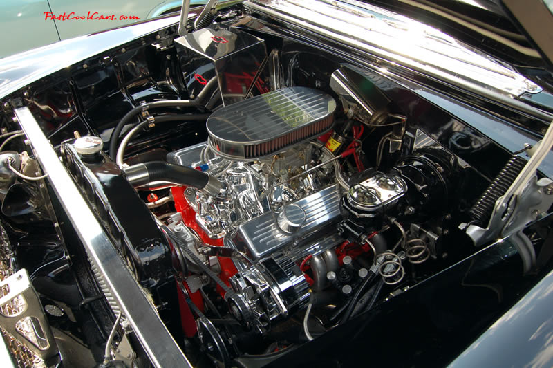 Cleveland, Tennessee - Cruise in, car show, 05-27-06  Fast Cool Cars - Highly polished engine compartment