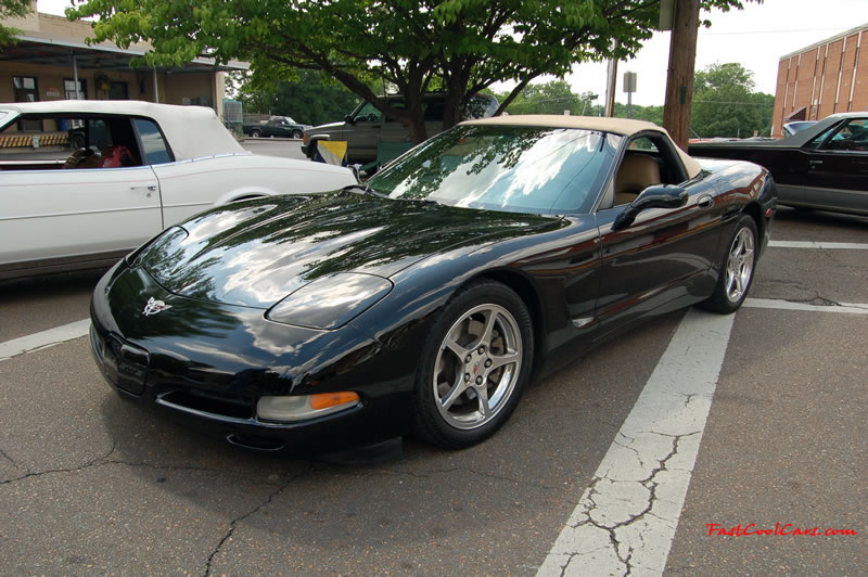 Cleveland, Tennessee - Cruise in, car show, 05-27-06  Fast Cool Cars - Black C5 Corvette convertible