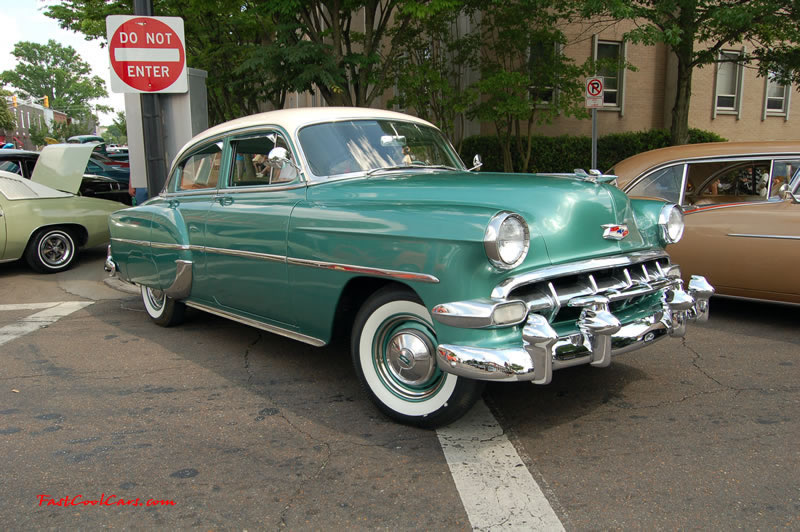 Cleveland, Tennessee - Cruise in, car show, 05-27-06  Fast Cool Cars - Wide white walled tires on an antique