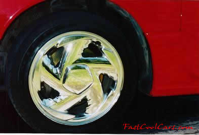 1994 Dodge Stealth Twin Turbo  Fast Cool Car factory chrome wheels